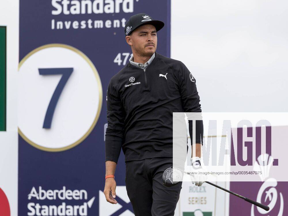 12th July 2018, Gullane Golf Club, Gullane, Scotland; Aberdeen Investments Scottish Open Golf, 1st round; Rickie Fowler on the 7th Tee ActionPlus12046723 AlanxRennie