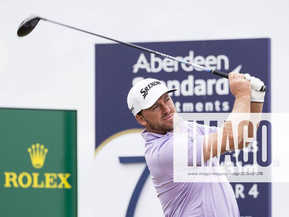 12th July 2018, Gullane Golf Club, Gullane, Scotland; Aberdeen Investments Scottish Open Golf, 1st round; Graeme McDowell on the 7th Tee ActionPlus12046726 AlanxRennie