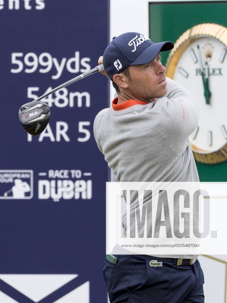 12th July 2018, Gullane Golf Club, Gullane, Scotland; Aberdeen Investments Scottish Open Golf, 1st round; Julien Guerrier on the 16th Tee ActionPlus12046732 AlanxRennie