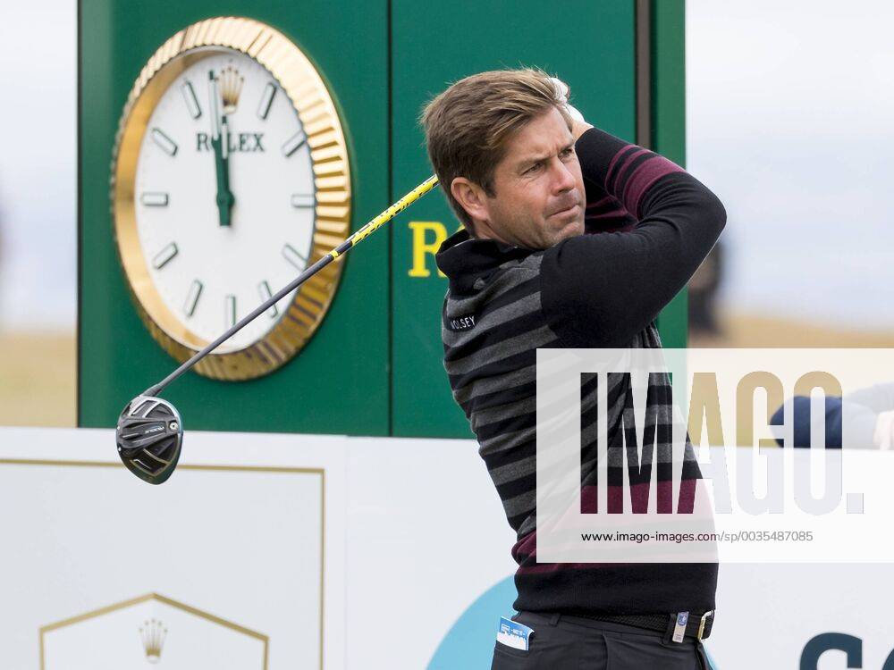 12th July 2018, Gullane Golf Club, Gullane, Scotland; Aberdeen Investments Scottish Open Golf, 1st round; Robert Rock on the 16th Tee ActionPlus12046733 AlanxRennie