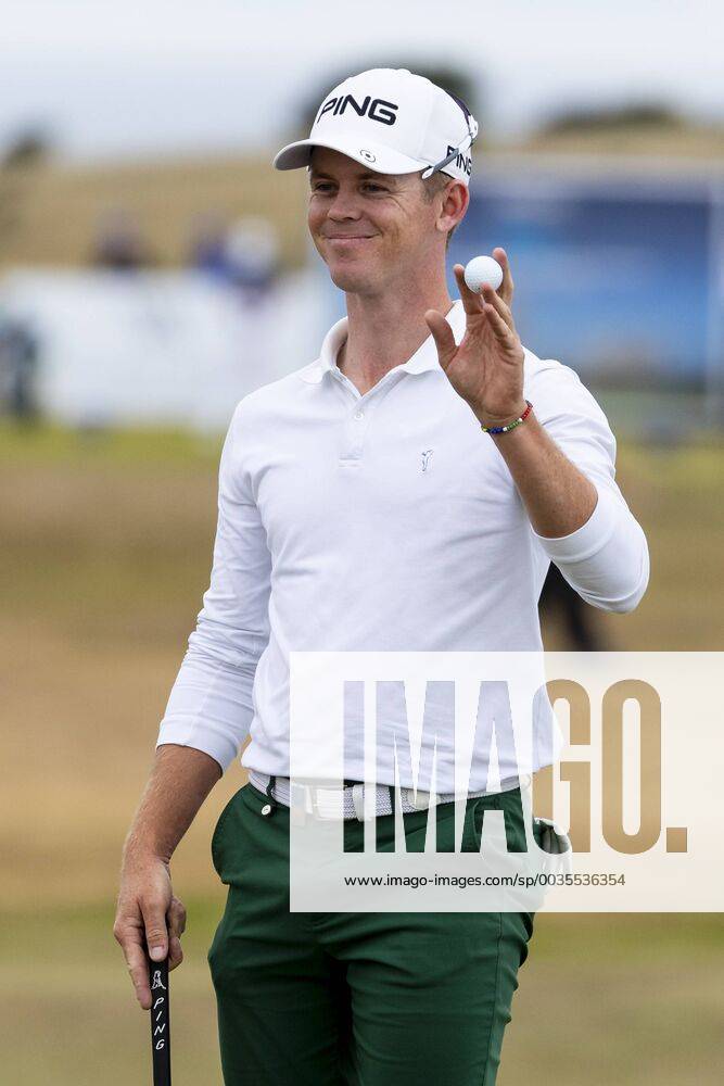 15th July 2018, Gullane Golf Club, Gullane, Scotland; Aberdeen Investments Scottish Open Golf, 4th round; Brandon Stone reacts to putt on the 17th green as he headed for a closing round 60 ActionPlus12048152 AlanxRennie