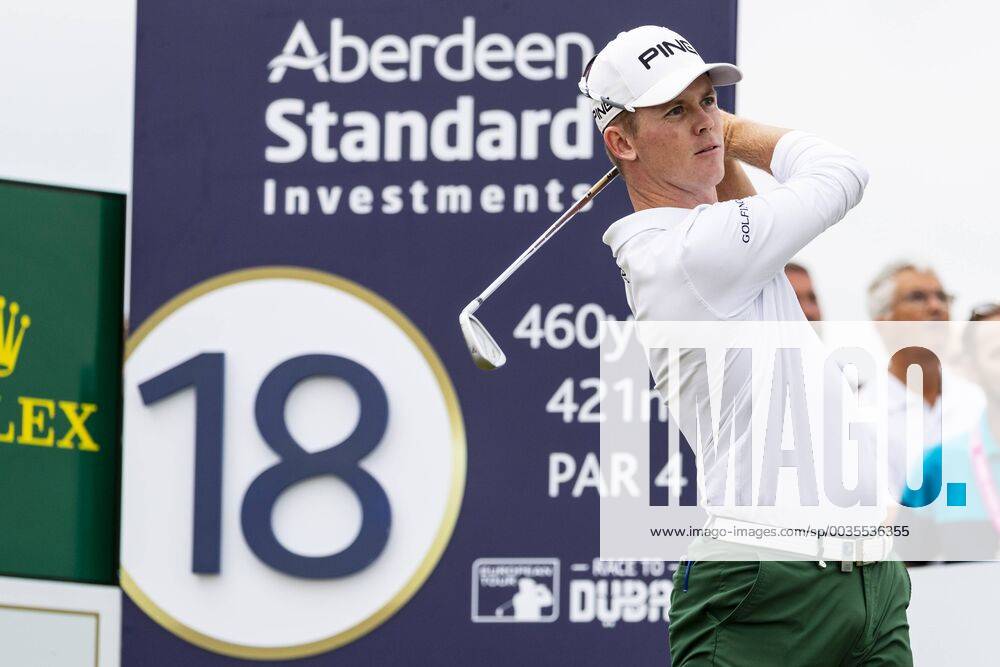 15th July 2018, Gullane Golf Club, Gullane, Scotland; Aberdeen Investments Scottish Open Golf, 4th round; Brandon Stone on the 18th tee as he headed for a closing round 60 ActionPlus12048153 AlanxRennie