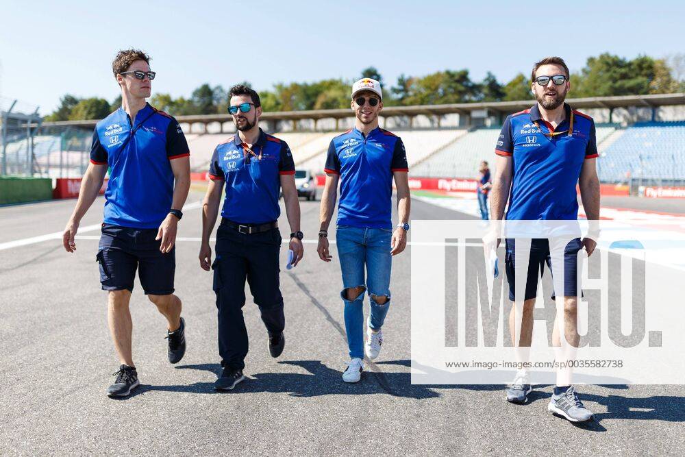 Pierre Gasly (Scuderia Toro Rosso) besichtigt die Strecke, Grosser Preis von Deutschland 2018, Motorsport, Formel 1, 19.07.2018, Grosser Preis von Deutschland 2018, Motorsport, Formel 1, 19.07.2018 Hockenheim