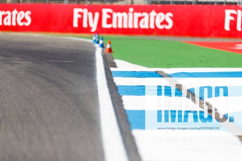 Blick auf die Curbs in der ersten Kurve, Grosser Preis von Deutschland 2018, Motorsport, Formel 1, 19.07.2018, Grosser Preis von Deutschland 2018, Motorsport, Formel 1, 19.07.2018 Hockenheim