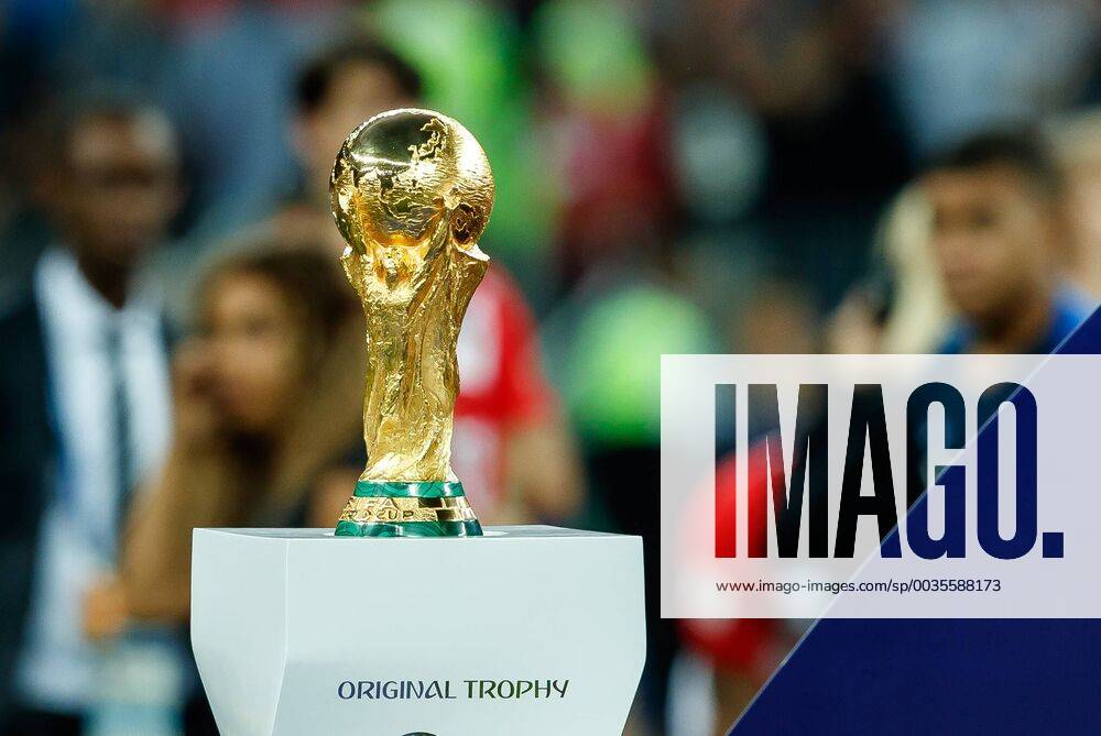 Moskau, Russland, 15.07.2018, FIFA Weltmeisterschaft, Finale, Frankreich - Kroatien, WM Pokal ( DeFodi507