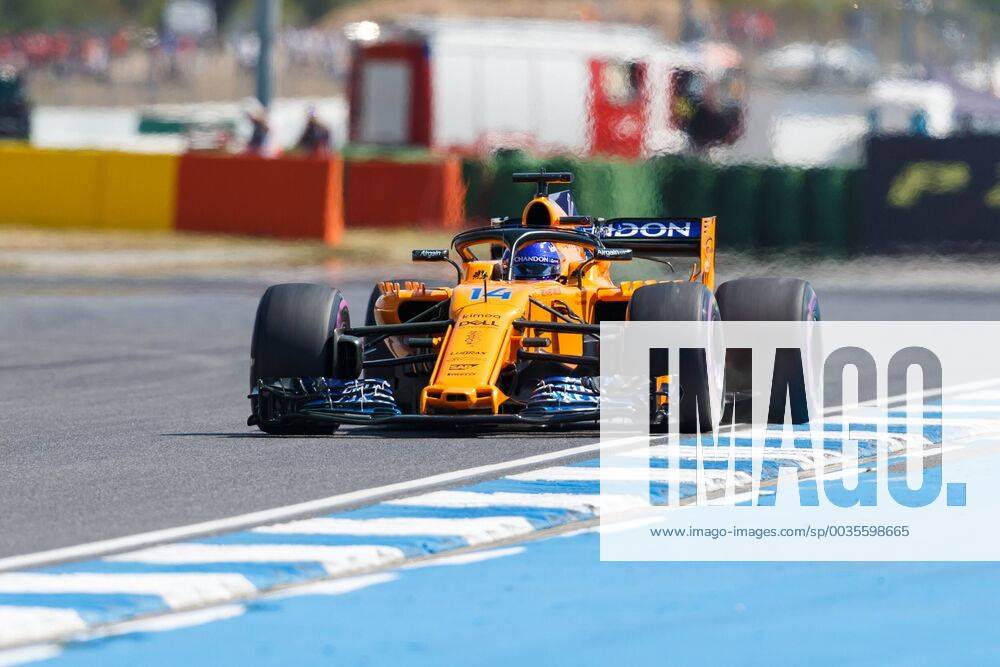 Fernando Alonso (McLaren Honda) mit seinem Auto auf der Strecke, Grosser Preis von Deutschland 2018, Motorsport, Formel 1, 20.07.2018, Grosser Preis von Deutschland 2018, Motorsport, Formel 1, 20.07.2018 Hockenheim