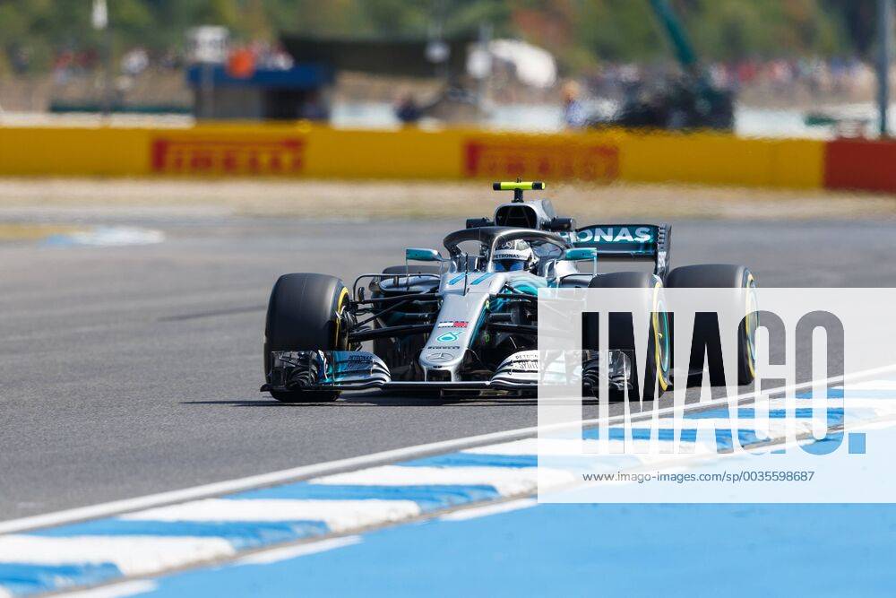 Valtteri Bottas (Mercedes AMG Petronas Formula One Team) mit seinem Auto auf der Strecke, Grosser Preis von Deutschland 2018, Motorsport, Formel 1, 20.07.2018, Grosser Preis von Deutschland 2018, Motorsport, Formel 1, 20.07.2018 Hockenheim