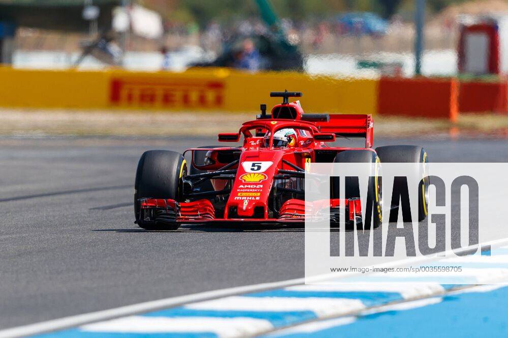 Sebastian Vettel (Scuderia Ferrari) mit seinem Auto auf der Strecke, Grosser Preis von Deutschland 2018, Motorsport, Formel 1, 20.07.2018, Grosser Preis von Deutschland 2018, Motorsport, Formel 1, 20.07.2018 Hockenheim