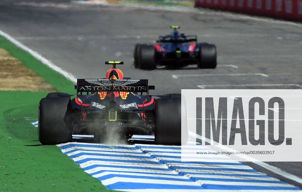 Formel 1 Grand Prix von Deutschland, Grand Prix von Deutschland 1.Freies Training 2018, v.l. Daniel Ricciardo (Red Bull - Tag Heuer) Hockenheim