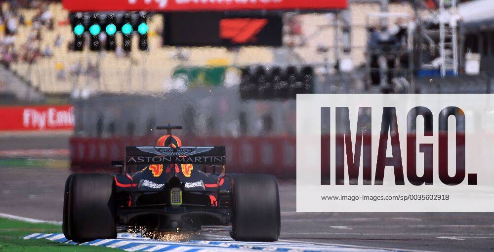 Formel 1 Grand Prix von Deutschland, Grand Prix von Deutschland 1.Freies Training 2018, v.l. Max Verstappen (Red Bull Racing) Hockenheim