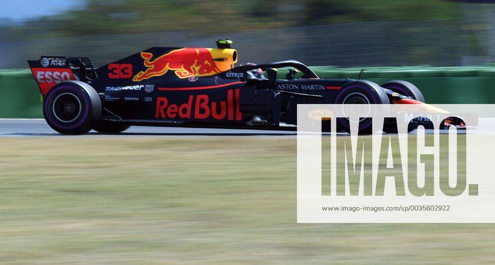 Formel 1 Grand Prix von Deutschland, Grand Prix von Deutschland 1.Freies Training 2018, v.l. Max Verstappen (Red Bull Racing) Hockenheim