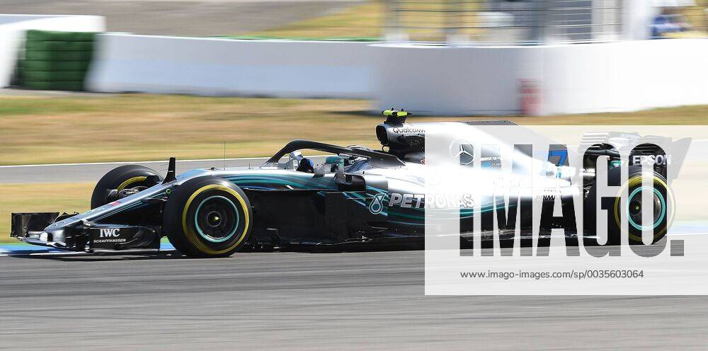 Formel 1 Grand Prix von Deutschland, Grand Prix von Deutschland 1.Freies Training 2018, v.l. Valtteri Bottas (Mercedes AMG) Hockenheim