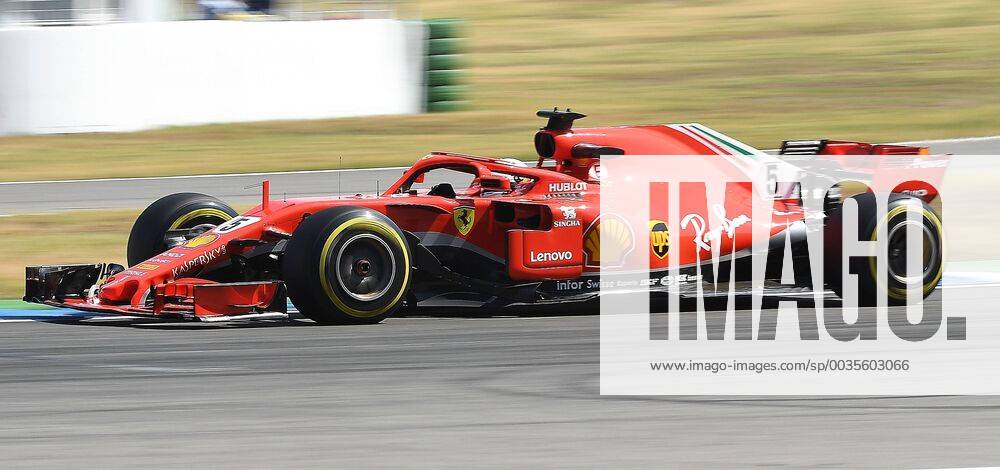 Formel 1 Grand Prix von Deutschland, Grand Prix von Deutschland 1.Freies Training 2018, v.l. Sebastian Vettel (Ferrari Scuderia Ferrari) Hockenheim
