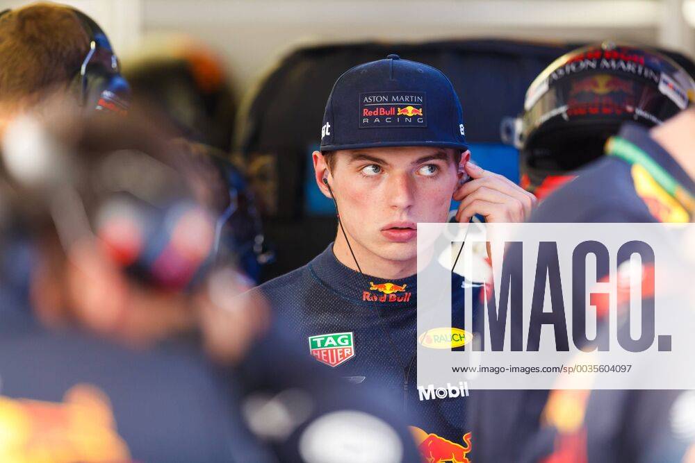 Max Verstappen (Red Bull Racing) in der Box, Grosser Preis von Deutschland 2018, Motorsport, Formel 1, 20.07.2018, Grosser Preis von Deutschland 2018, Motorsport, Formel 1, 20.07.2018 Hockenheim