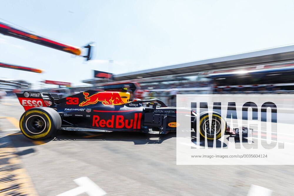 Max Verstappen (Red Bull Racing) faehrt aus der Box, Grosser Preis von Deutschland 2018, Motorsport, Formel 1, 20.07.2018, Grosser Preis von Deutschland 2018, Motorsport, Formel 1, 20.07.2018 Hockenheim
