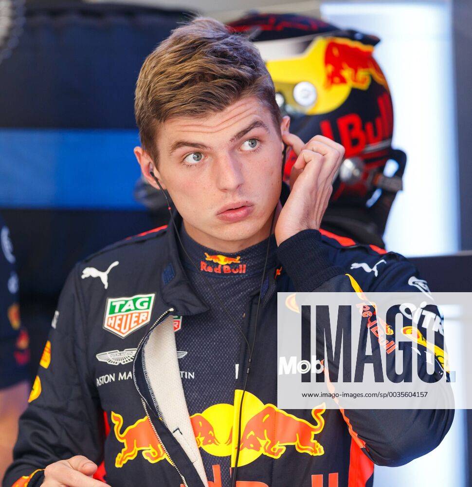 Max Verstappen (Red Bull Racing) in der Box, Grosser Preis von Deutschland 2018, Motorsport, Formel 1, 20.07.2018, Grosser Preis von Deutschland 2018, Motorsport, Formel 1, 20.07.2018 Hockenheim