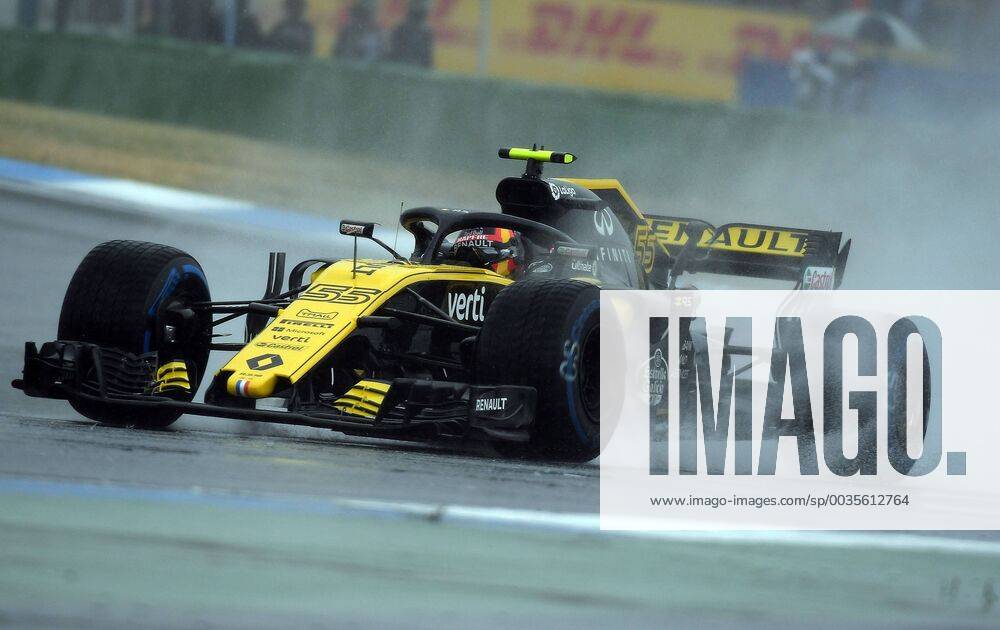 Formel 1 FIA, Grand Prix von Deutschland 3. Freies Training 2018, v.l. Carlos Sainz jr. (Renault) Hockenheim