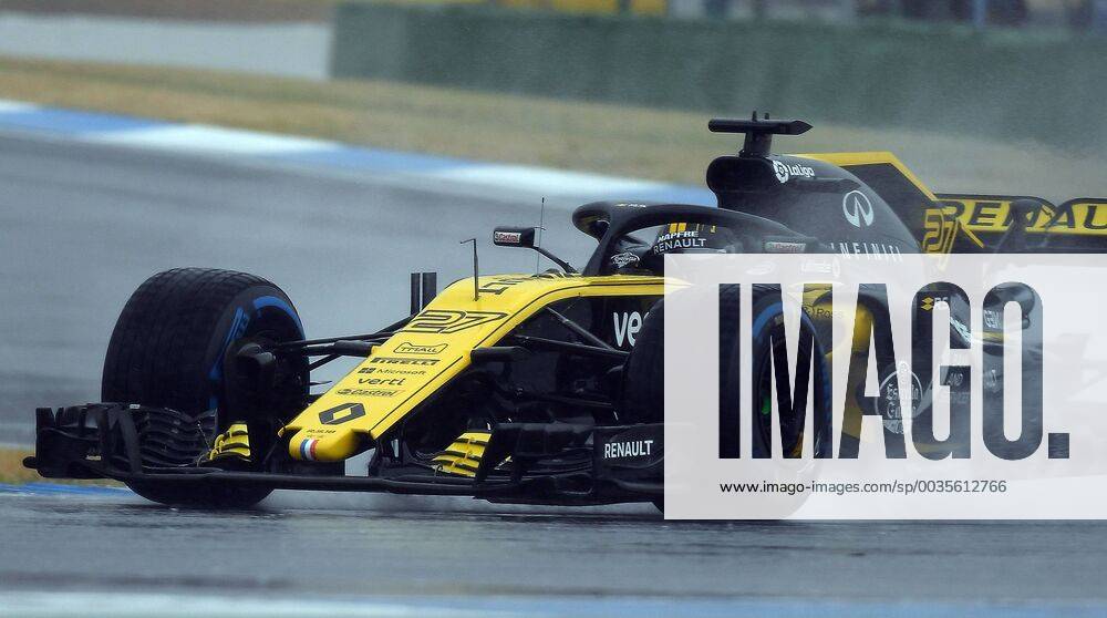 Formel 1 FIA, Grand Prix von Deutschland 3. Freies Training 2018, v.l. Nico Hülkenberg (Renault) Hockenheim
