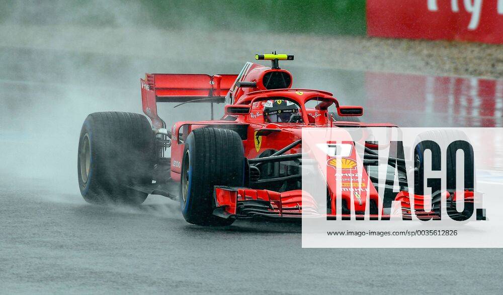 Formel 1 FIA, Grand Prix von Deutschland 3. Freies Training 2018, v.l. Kimi Räikkönen (Ferrari Scuderia Ferrari) Hockenheim