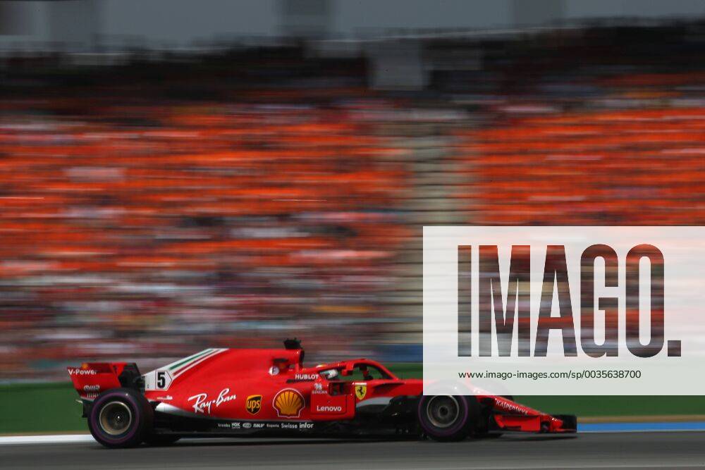 Motorsports: FIA Formula One World Championship WM Weltmeisterschaft 2018, Grand Prix of Germany, 5 Sebastian Vettel (GER, Scuderia Ferrari), Hockenheim Germany