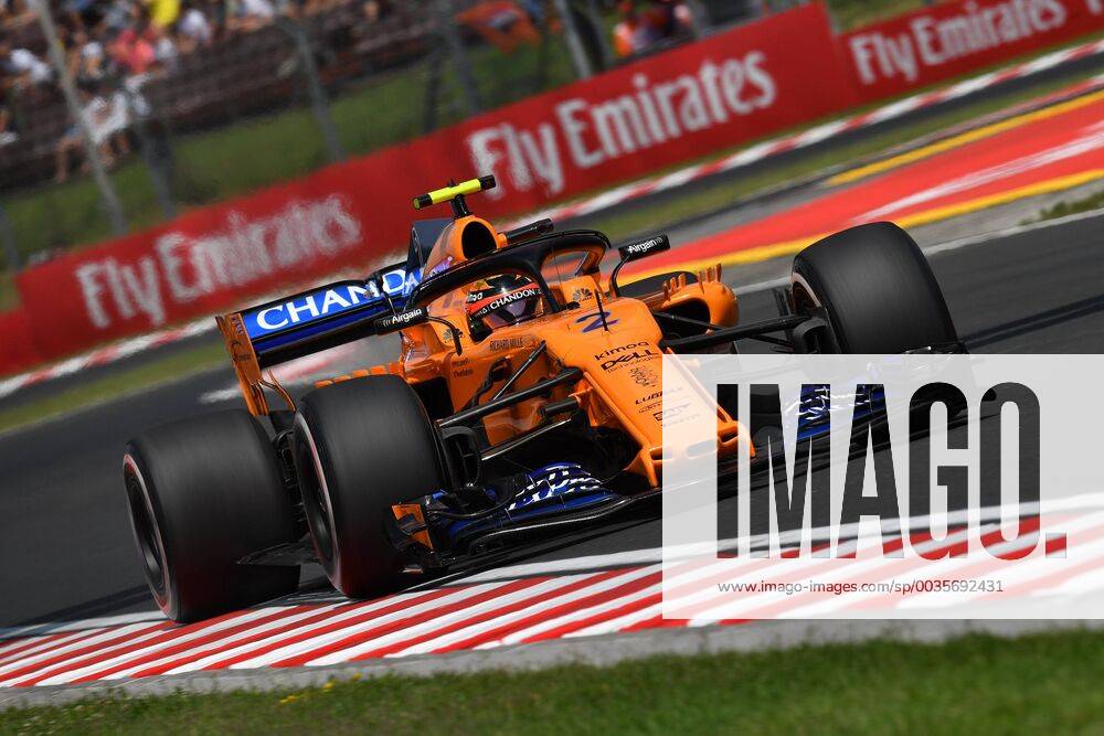 Stoffel Vandoorne, McLaren Renault, formula 1 GP, Ungarn in Budapest, 27.07.2018 Photo:mspb Jerry Andre Stoffel Vandoorne, formula 1 GP, Ungarn 2018