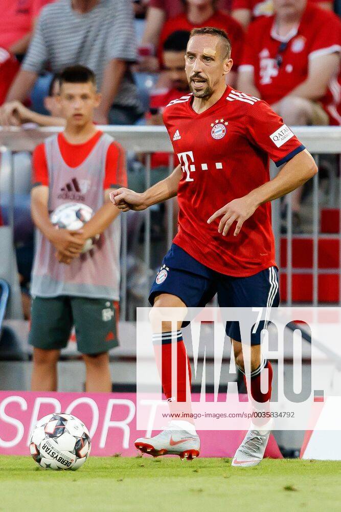 Deutschland, Muenchen, 05.08.2018, Testspiel, FC Bayern Muenchen - Manchester United ManU Franck Ribery (FCB) in Aktion ( DeFodi048