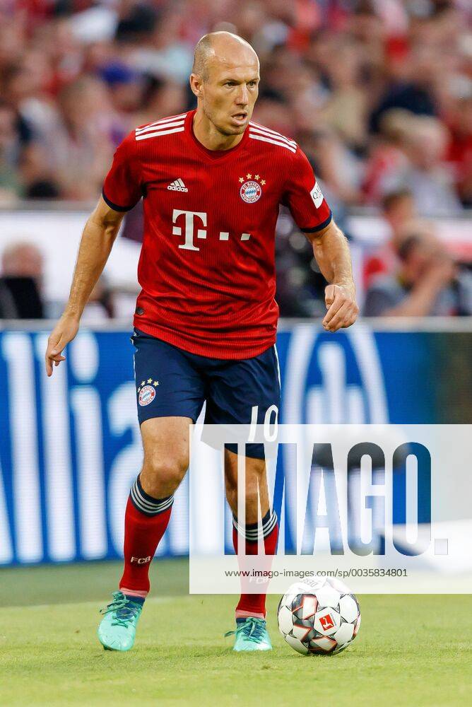 Deutschland, Muenchen, 05.08.2018, Testspiel, FC Bayern Muenchen - Manchester United ManU Arjen Robben (FCB) in Aktion ( DeFodi048
