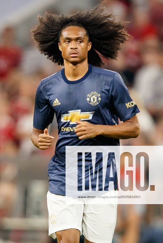 Deutschland, Muenchen, 05.08.2018, Testspiel, FC Bayern Muenchen - Manchester United ManU Tahith Chong (MAN) schaut ( DeFodi048