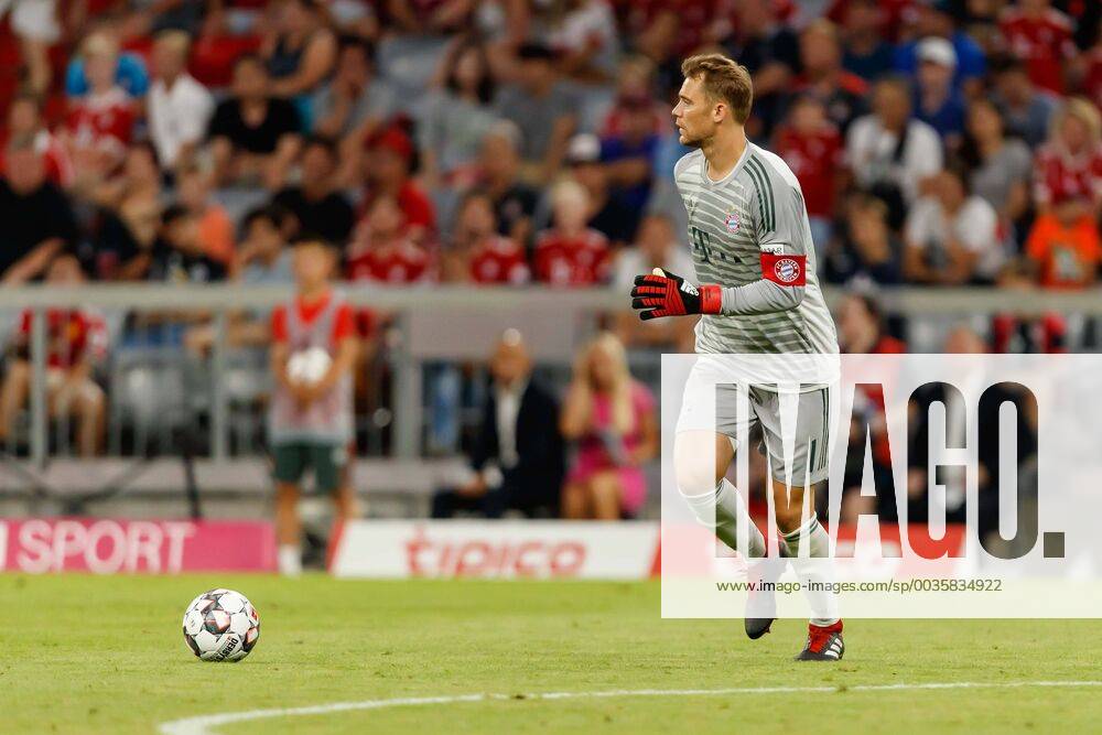 Deutschland, Muenchen, 05.08.2018, Testspiel, FC Bayern Muenchen - Manchester United ManU Torwart Manuel Neuer (FCB) in Aktion ( DeFodi048