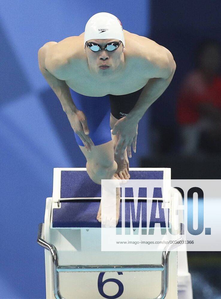KW33 (180819) -- JAKARTA, Aug. 19, 2018 -- Li Zhuhao of China competes during Men s 200m Butterfly Final in the 18th Asian Games in Jakarta, Indonesia, Aug. 19, 2018. Li won the bronze medal. ) (SP)INDONESIA-JAKARTA-ASIAN GAMES-SWIMMING DingxTing