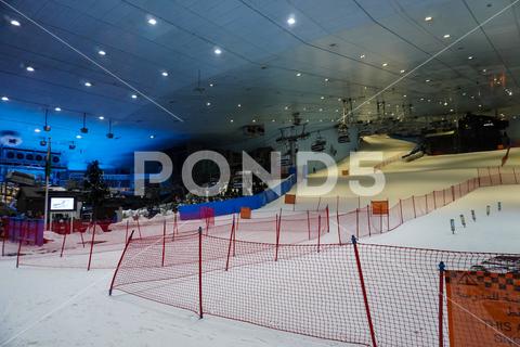 Dudai, UAE - March,20,2023: Attraction in the Mall of the Emirates "Ski Dubai" in Dubai, UAE, ski dubai, sport, mall of the emirates, ski, dubai, uae, slope, cold, united, snow, people, vacation, inside, city, styles, luxury, urban, mall, destinations, area, united arab emirates, emirates, tourism, arab, ski lift, snow sports, snow resort, winter activities, healthy, skiing, people skiing, unique building, travelling, landmark, dubai vacation, attractions