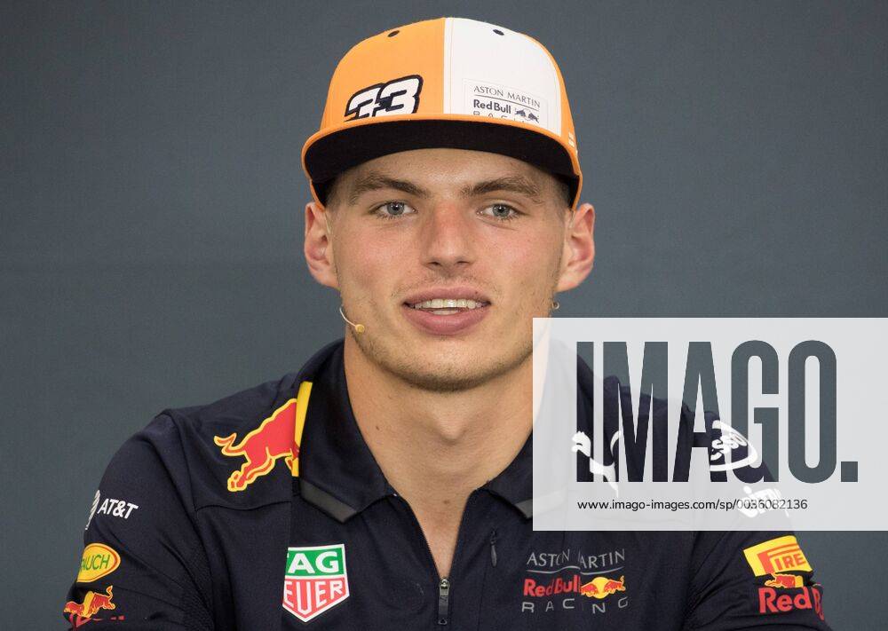 Red Bull s Dutch driver Max Verstappen pictured during a press conference PK Pressekonferenz part of preparations ahead of the Spa-Francorchamps Formula One Grand Prix of Belgium race, in Spa-Francorchamps, Thursday 23 August 2018. BENOITxDOPPAGNE x05411518x
