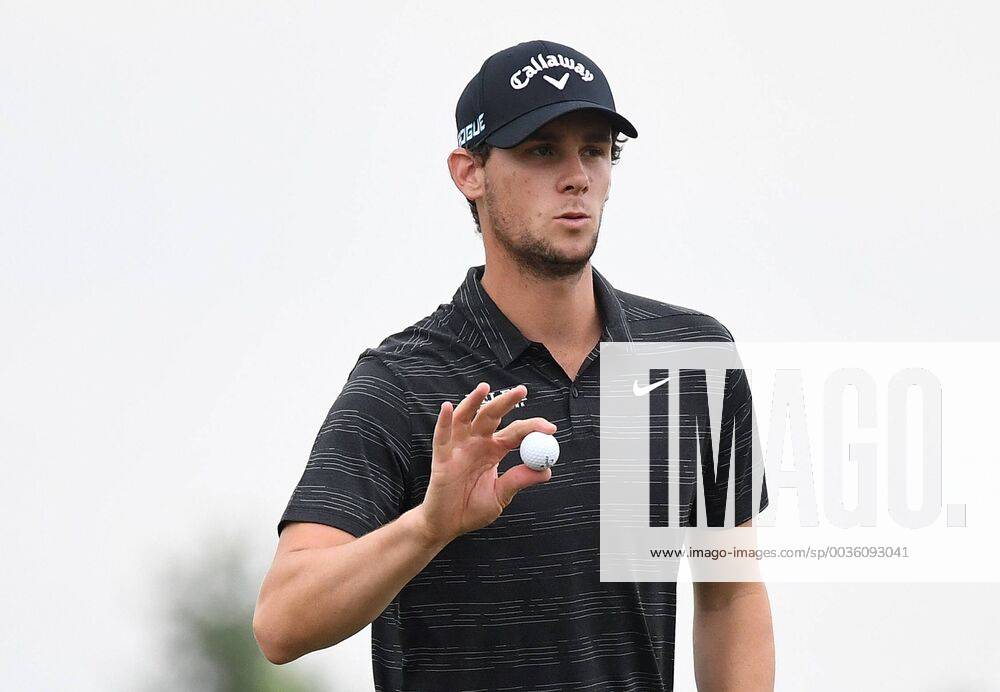 Golfer Thomas Pieters is seen during the Czech Masters golf tournament within the European Tour, in Vysoky Ujezd, Czech Republic, on August 24, 2018. (CTKxPhoto RomanxVondrous) CTKPhotoP201808240564201 vnd 1