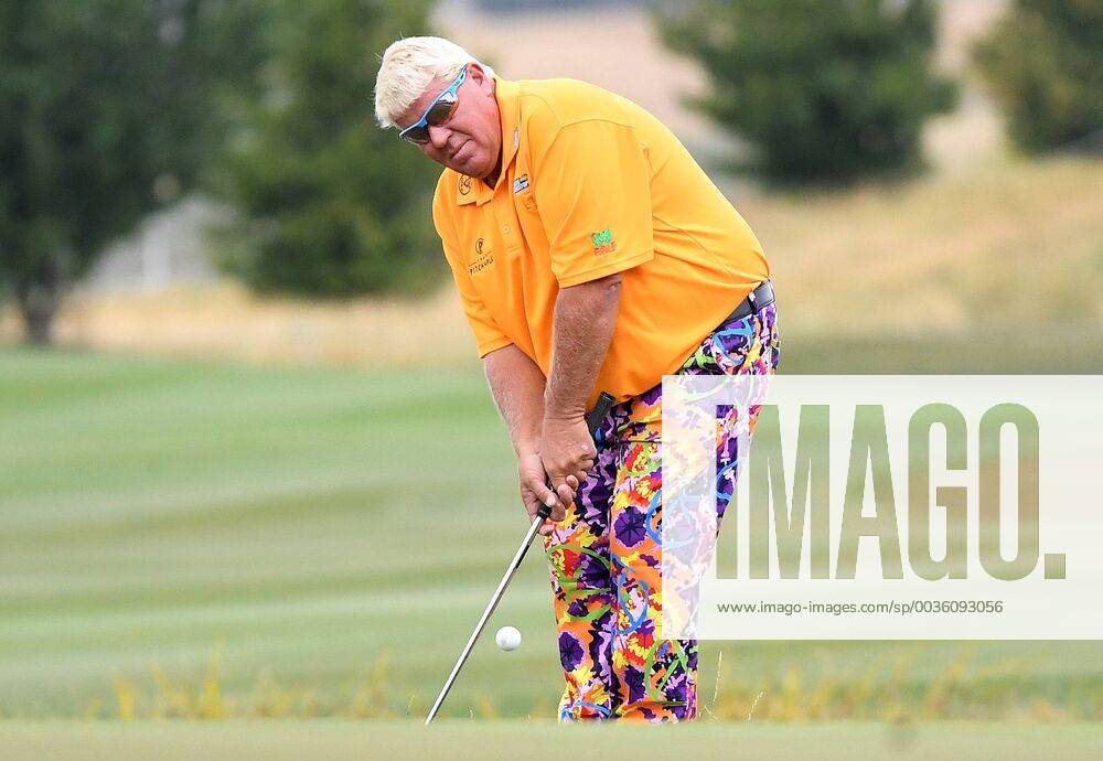 Golfer John Daly in action during the Czech Masters golf tournament within the European Tour, in Vysoky Ujezd, Czech Republic, on August 24, 2018. (CTKxPhoto RomanxVondrous) CTKPhotoP201808240567001 vnd 2
