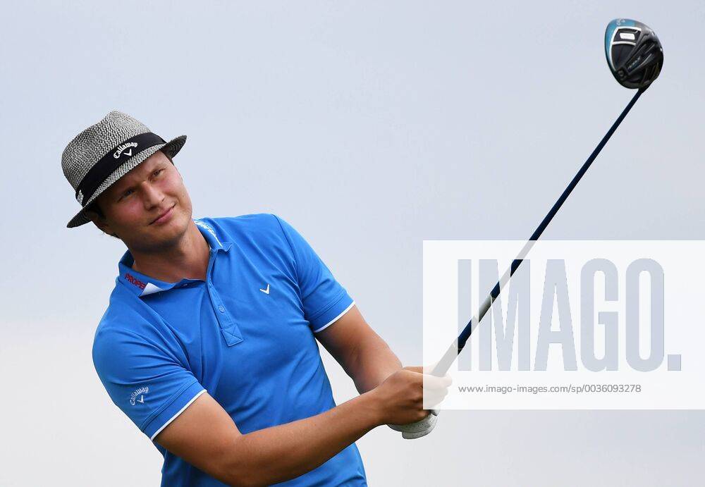 Golfer Tapio Pulkkanen in action during the Czech Masters golf tournament within the European Tour, in Vysoky Ujezd, Czech Republic, on August 24, 2018. (CTKxPhoto RomanxVondrous) CTKPhotoP201808240587001 vnd 8