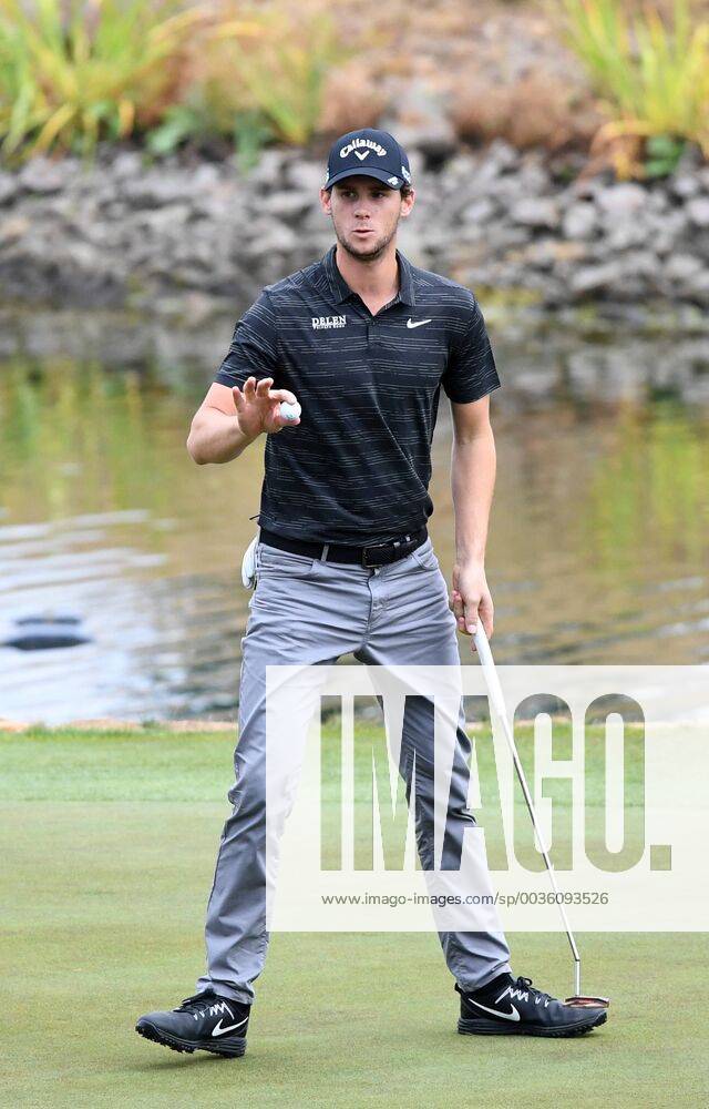 Golfer Thomas Pieters in action during the Czech Masters golf tournament within the European Tour, in Vysoky Ujezd, Czech Republic, on August 24, 2018. (CTKxPhoto RomanxVondrous) CTKPhotoP201808240597801 vnd 11