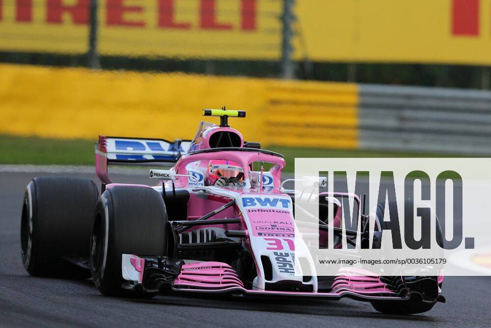 Esteban Ocon, Sahara Force India F1, formula 1 GP, Belgien in Spa, 24.08.2018 Photo:mspb Jean Petin Esteban Ocon, formula 1 GP, Belgien 2018