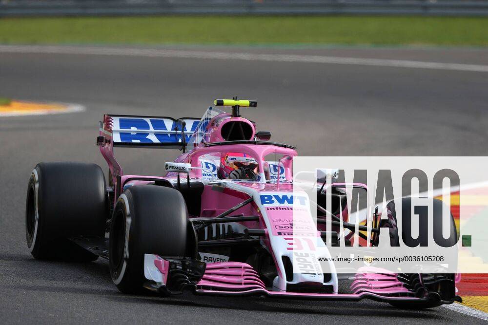 Esteban Ocon, Sahara Force India F1, formula 1 GP, Belgien in Spa, 24.08.2018 Photo:mspb Jean Petin Esteban Ocon, formula 1 GP, Belgien 2018