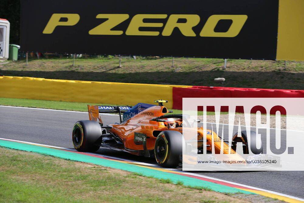 Stoffel Vandoorne, McLaren Renault, formula 1 GP, Belgien in Spa, 24.08.2018 Photo:mspb Jean Petin Stoffel Vandoorne, formula 1 GP, Belgien 2018
