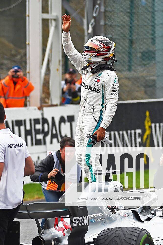 24.08.- 26.08.2018, FIA Formula 1 Championship, Grosser Preis von Belgien 2018, Grand Prix Belgien, GP Belgian Im Bild: Pole Position, 1. Startplatz, Lewis Hamilton (GBR 44), Mercedes AMG Petronas Motorsport Spa Francochamps Belgien