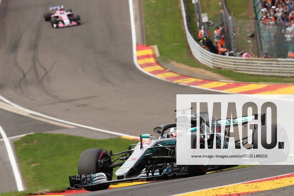 Mercedes British driver Lewis Hamilton pictured in action during the Spa-Francorchamps Formula One Grand Prix of Belgium race, in Spa-Francorchamps, Sunday 26 August 2018. BRUNOxFAHY x05414253x