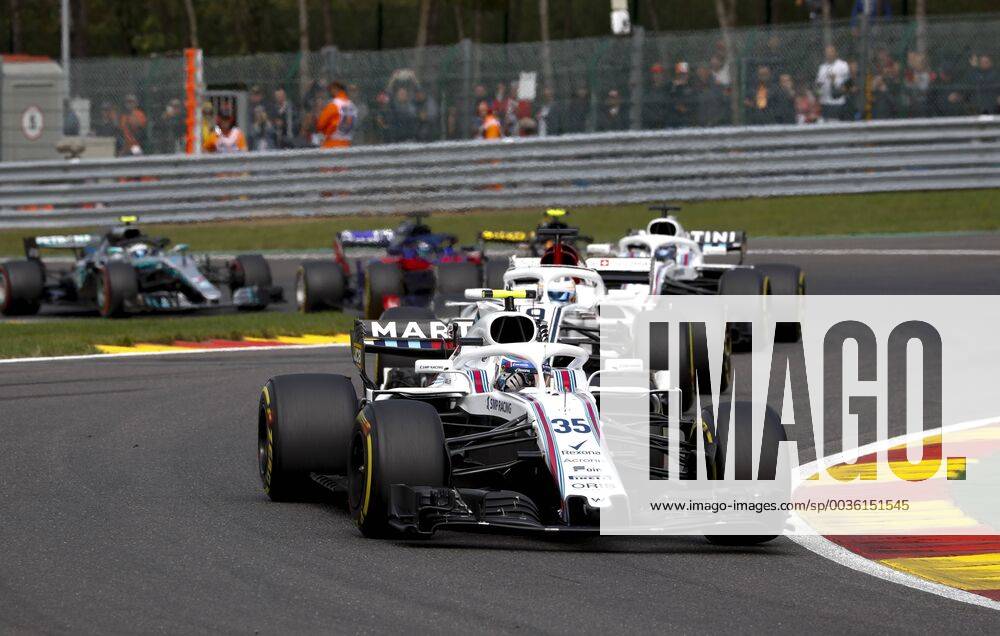 Motorsports: FIA Formula One World Championship WM Weltmeisterschaft 2018, Grand Prix of Belgium, 35 Sergey Sirotkin (RUS, Williams Martini Racing), Spa-Francorchamps Belgium