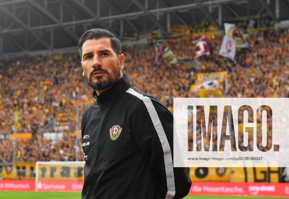 Fussball, GER, Saison 2018 2019, 2. Bundesliga, 1. Spieltag, DDV-Stadion Dresden, SG Dynamo Dresden - 1. FC Heidenheim, Trainer Cristian Fiel (Dresden), DFL REGULATIONS PROHIBIT ANY USE OF PHOTOGRAPHS as IMAGE SEQUENCES and or QUASI-VIDEO,