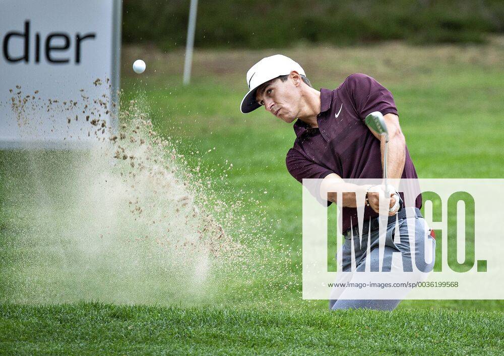 Thorbjoern Olesen ses her i bunker ude paa Pro Am runden dagen foer starten paa golfturneringen Made in Denmark paa Silkeborg Golf Klub , onsdag 29. august 2018.. , Silkeborg Jylland Denmark