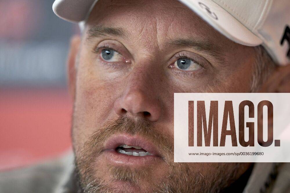 Made in Denmark European Tour Lee Westwood at the press meeting before the golf tournament Made in Denmark, at Silkeborg Golf Club, Wednesday 29 August 2018. Danmark