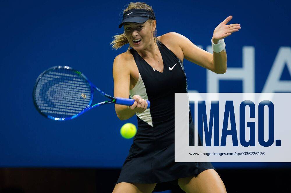 Maria Sharapova of Russia in action during her second round match at the 2018 US Open Grand Slam tennis tournament. New York, USA. August 30th 2018. 2018 US Open - 30 Aug - ZUMAa181 20180830_zaa_a181_240