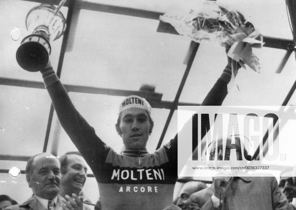 Eddy Merckx wins the Tour de Lombardie. (BELGA ARCHIVES) x85220188stx