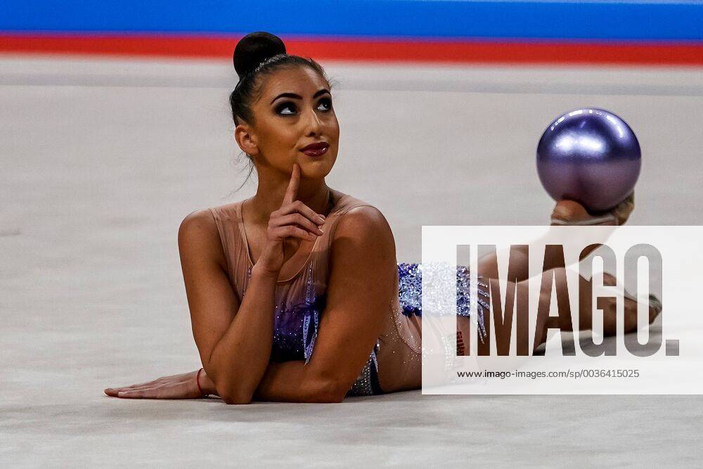 Katrin Taseva of  Bulgaria during Rhythmic gymnastics Rhythmische Sportgymnastik RSG World Championships at the Arena Armeec in Sofia at the 36th FIG Rhythmic Gymnastics World Championships. CSM Rhythmic Gymnastics World Championships Day 2 - ZUMAc04_ 20180911_zaf_c04_011