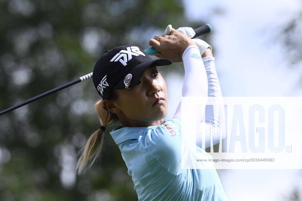 (180914) -- EVIAN, Sept. 14, 2018 -- Lydia Ko of New Zealand plays a shot during the first round of the Evian Golf Championship on Sept. 13, 2018 in Evian-les-Bains, France. ) (SP)FRANCE-EVIAN-GOLF CHAMPIONSHIP 2018 AlainxGROSCLAUDE