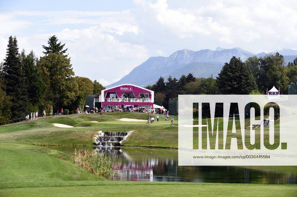(180914) -- EVIAN, Sept. 14, 2018 -- Photo taken on Sept. 13, 2018 shows a general view of the first round of the Evian Golf Championship in Evian-les-Bains, France. ) (SP)FRANCE-EVIAN-GOLF CHAMPIONSHIP 2018 AlainxGROSCLAUDE